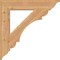 Ekena Millwork Olympic Traditional Smooth Bracket, Western Red Cedar, 5 1/2"W x 34"D x 34"H BKT06X34X34OLY01SWR - alternate 3